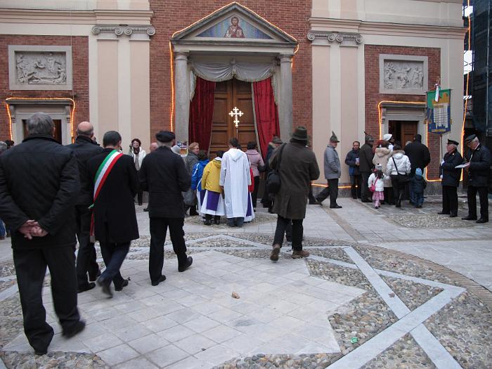 Arrivo in chiesa